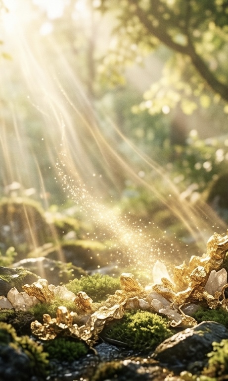 El Oro: la Luz Solar Cristalizada en la Materia