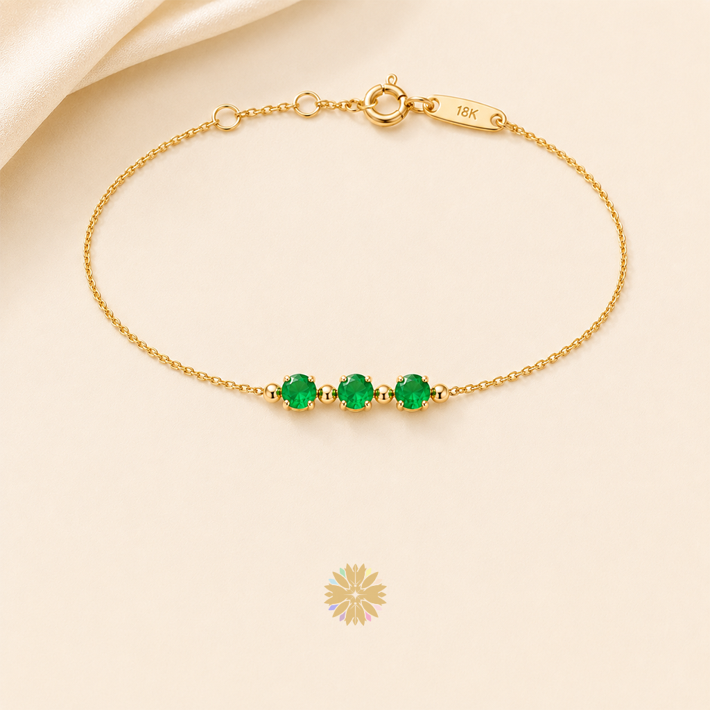 Pulsera chispas - Esmeralda Colombiana